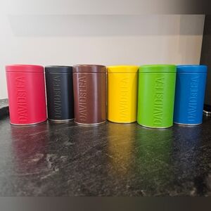 DAVIDsTEA Colorful Metal Tea Canister - Green